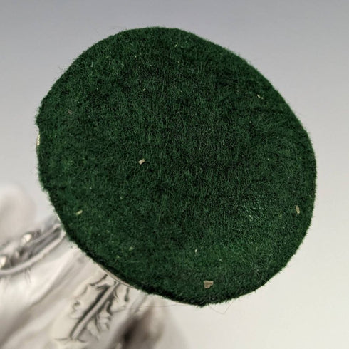 1905 British antique sterling silver vase vase pair 84g Henry Williams